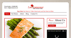 Desktop Screenshot of lexrestaurant.com
